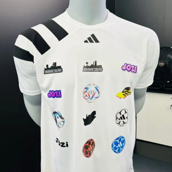Decorated Adidas jersey and graphic options from our activation portfolio